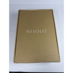 New Nisolo Women’s Eva Everyday Chelsea Black Leather Ankle Boots Booties 10